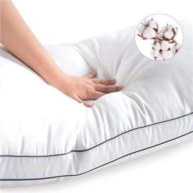 Hágæða Gusset Piping rúmkoddar